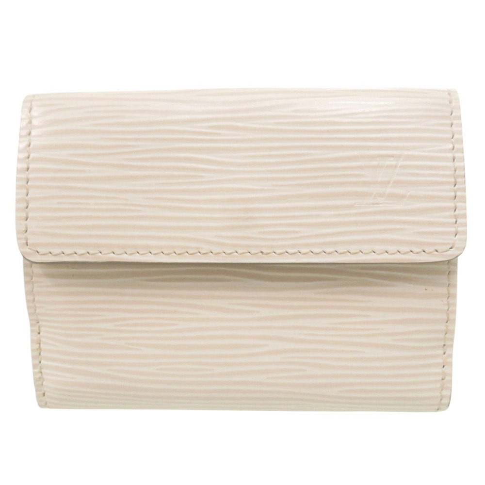 Louis Vuitton Ludlow Epi M6330J Leather Ivoire White Wallet/Coin Case LV 0624...